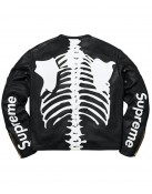 Skeleton Vanson Red Genuine Leather Jacket