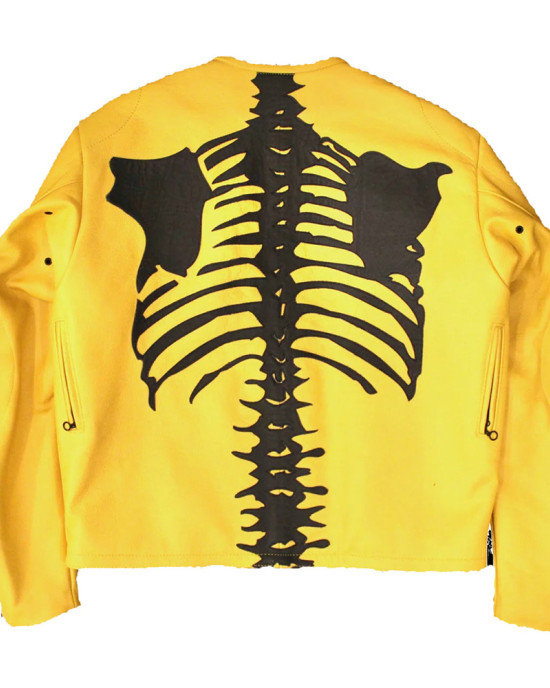 Skeleton Vanson Red Genuine Leather Jacket Skeleton Vanson Red Genuine Leather Jacket