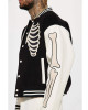 Skeleton Varsity Wool & Leather Jacket Skeleton Varsity Wool & Leather Jacket