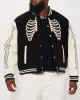 Skeleton Varsity Wool & Leather Jacket Skeleton Varsity Wool & Leather Jacket