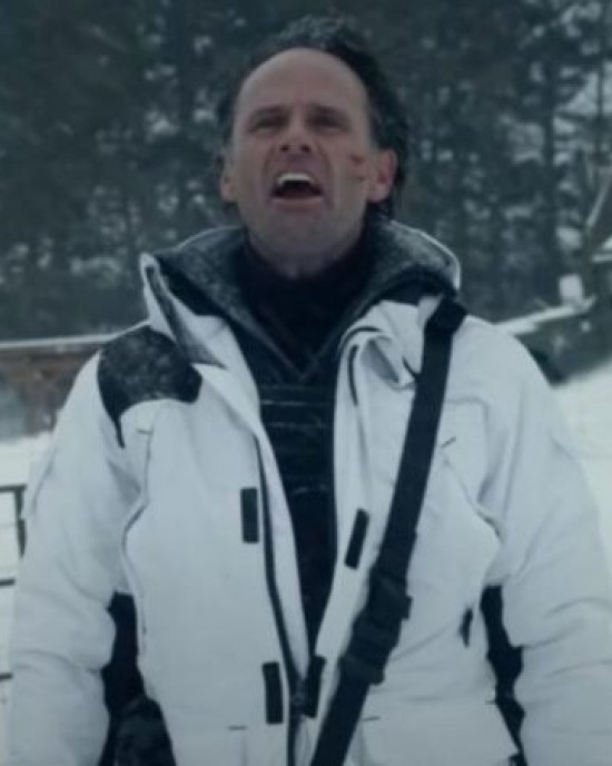 Skinny Man Fatman Walton Goggins White Coat Skinny Man Fatman Walton Goggins White Coat