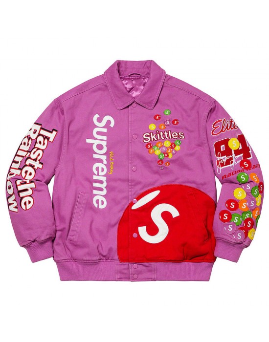 Skittle Supreme Varsity Jacket