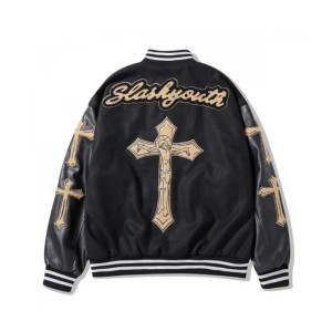 Slash Youth Faith Power Varsity Jacket