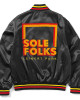 Sole Folks Varsity Satin Jacket Sole Folks Varsity Satin Jacket