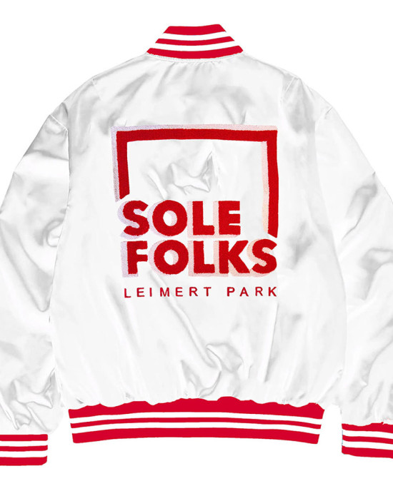 Sole Folks Varsity Satin Jacket Sole Folks Varsity Satin Jacket
