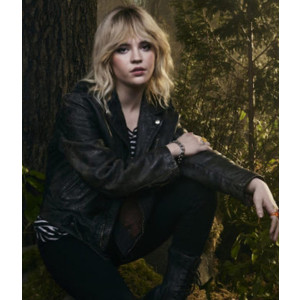 Sophie Thatcher Yellowjackets Leather Jacket
