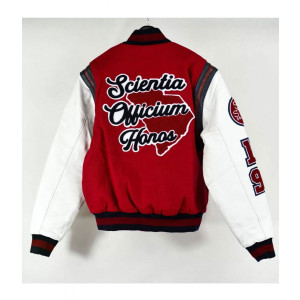 South Carolina State University Letterman Red and White Jacket