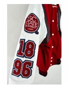 South Carolina State University Letterman Red and White Jacket