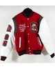 South Carolina State University Letterman Red and White Jacket South Carolina State University Letterman Red and White Jacket