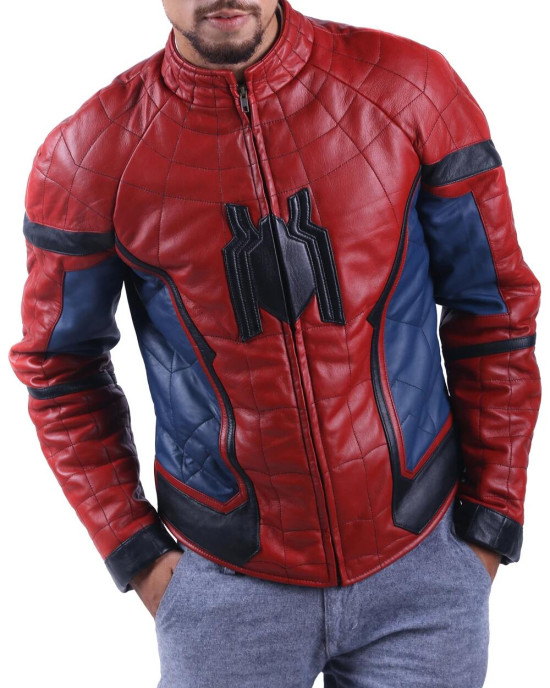 Spiderman Jacket Homecoming Tom Holland Spiderman Jacket Homecoming Tom Holland