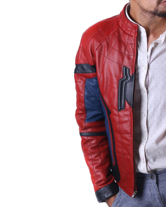 Spiderman Jacket Homecoming Tom Holland Spiderman Jacket Homecoming Tom Holland