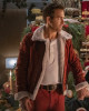 Spirited Ebeneezer Scrooge 2022 Shearling Leather jacket Spirited Ebeneezer Scrooge 2022 Shearling Leather jacket