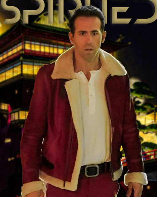 Spirited Ebeneezer Scrooge 2022 Shearling Leather jacket Spirited Ebeneezer Scrooge 2022 Shearling Leather jacket