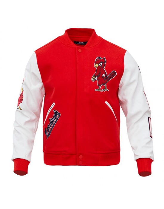 St. Louis Cardinals Classic Red Wool Varsity Jacket