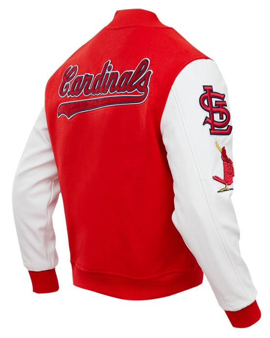St. Louis Cardinals Classic Red Wool Varsity Jacket St. Louis Cardinals Classic Red Wool Varsity Jacket
