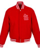 St. Louis Cardinals Embroidered Varsity Red Wool Jacket St. Louis Cardinals Embroidered Varsity Red Wool Jacket
