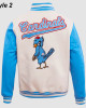 St. Louis Cardinals Retro Classic Rib Blue Wool Varsity Jacket St. Louis Cardinals Retro Classic Rib Blue Wool Varsity Jacket