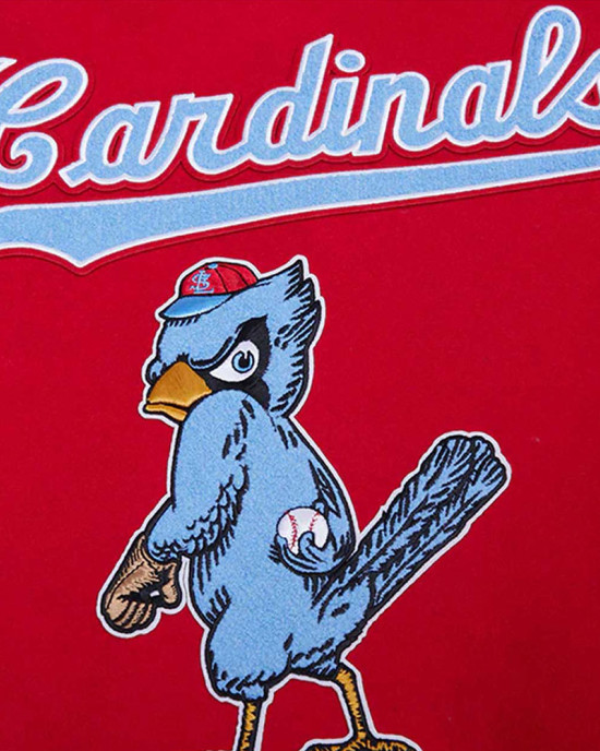 St. Louis Cardinals Retro Classic Rib Blue Wool Varsity Jacket St. Louis Cardinals Retro Classic Rib Blue Wool Varsity Jacket