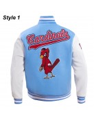 St. Louis Cardinals Retro Classic Rib Blue Wool Varsity Jacket