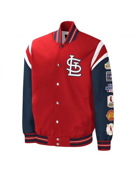 St. Louis Cardinals Title Holder Red Satin Jacket