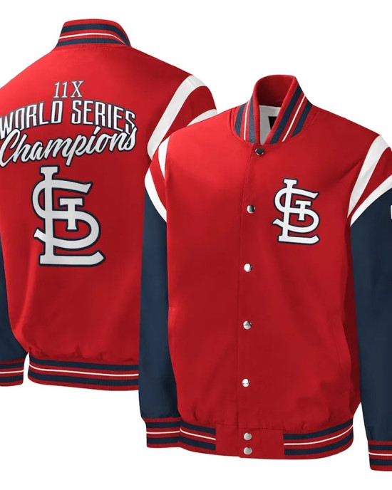 St. Louis Cardinals Title Holder Red Satin Jacket St. Louis Cardinals Title Holder Red Satin Jacket