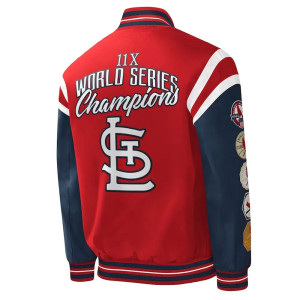 St. Louis Cardinals Title Holder Red Satin Jacket