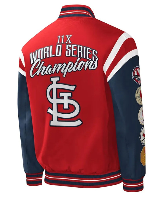St. Louis Cardinals Title Holder Red Satin Jacket St. Louis Cardinals Title Holder Red Satin Jacket