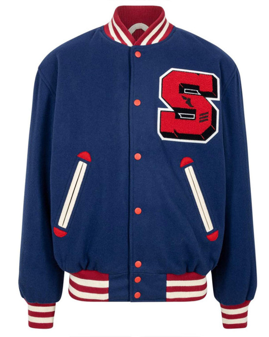 Stadium Team Navy Varsity Wool Jacket Stadium Team Navy Varsity Wool Jacket