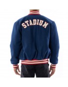 Stadium Team Navy Varsity Wool Jacket