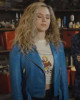 Stargirl S02 Brec Bassinger Blue Leather Jacket Stargirl S02 Brec Bassinger Blue Leather Jacket
