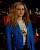Stargirl S02 Brec Bassinger Blue Leather Jacket Stargirl S02 Brec Bassinger Blue Leather Jacket