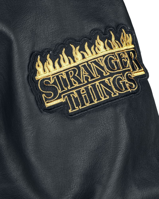 Stranger Things Hellfire Leather Jacket Stranger Things Hellfire Leather Jacket