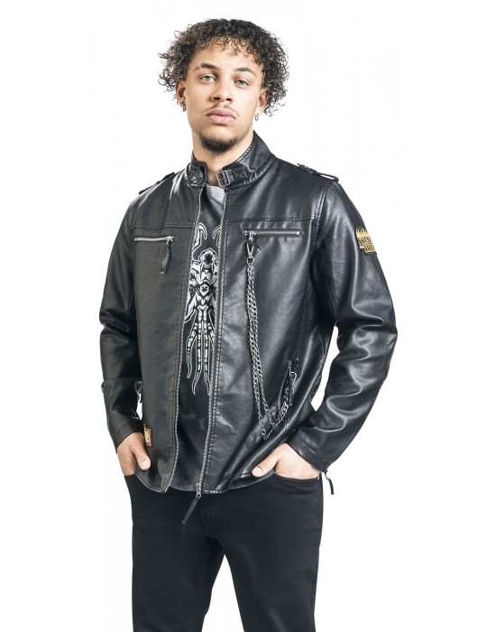 Stranger Things Hellfire Leather Jacket