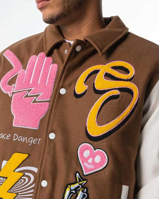 Sugarhill Danger Varsity Jacket Sugarhill Danger Varsity Jacket