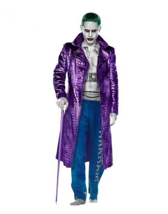 Suicide Squad Purple Joker Coat