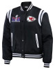 Super Bowl LVIII Champions Kansas City Chiefs Varsity Bomber Jacket Super Bowl LVIII Champions Kansas City Chiefs Varsity Bomber Jacket