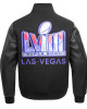Superbowl LVIII Wool/Leather Varsity Jacket Superbowl LVIII Wool/Leather Varsity Jacket