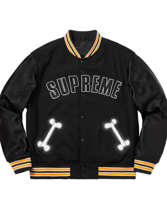 Supreme Bone Varsity Letterman Jacket