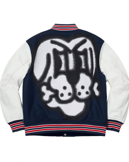 Supreme Bone Varsity Letterman Jacket
