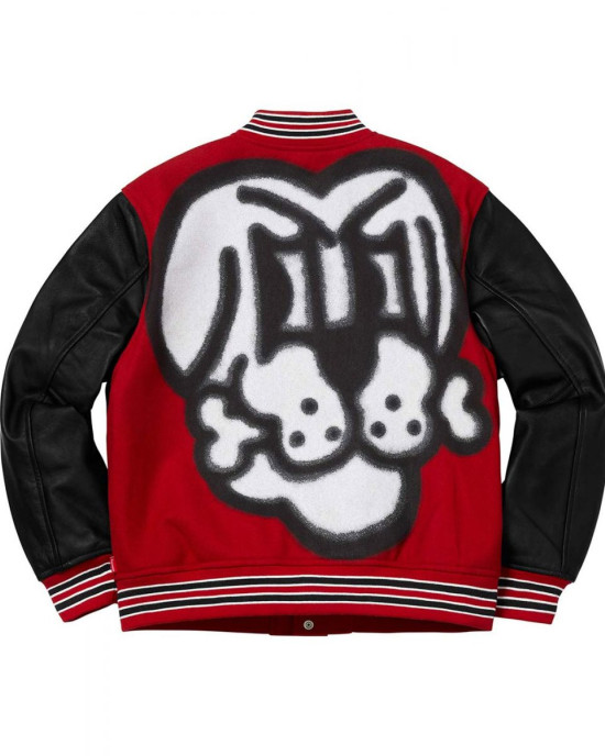 Supreme Bone Varsity Letterman Jacket