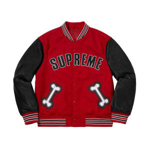 Supreme Bone Varsity Letterman Jacket