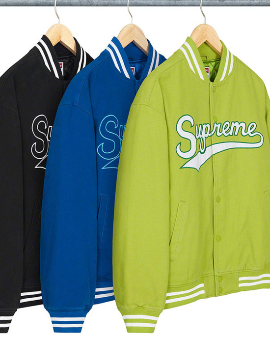 Supreme Doughboy Twill Varsity Jacket