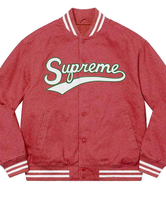 Supreme Doughboy Twill Varsity Jacket