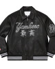 Supreme NY Yankees Varsity Leather Jacket