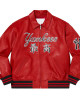 Supreme NY Yankees Varsity Leather Jacket