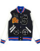 Supreme Tiger White and Black Varsity Jacket Supreme Tiger White and Black Varsity Jacket