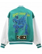 T-Rex Dinosaur Varsity Jacket