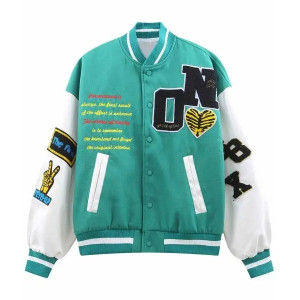 T-Rex Dinosaur Varsity Jacket