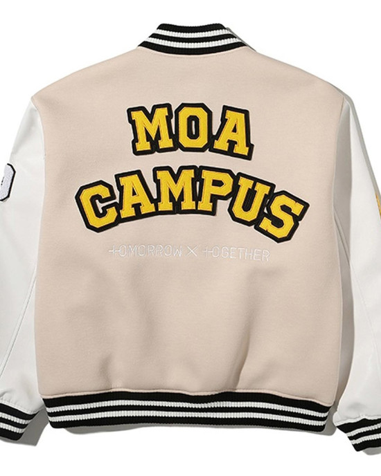 TXT MOA Campus Varsity Jacket TXT MOA Campus Varsity Jacket