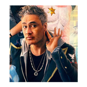 Taika Waititi Free Guy Black and Blue Coat